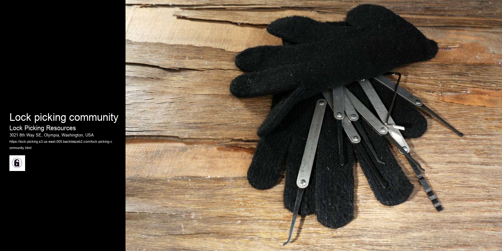 Lock picking community